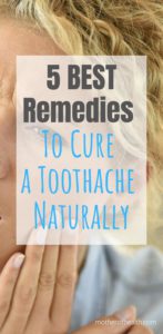 cure a toothache naturally