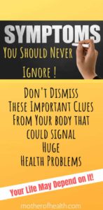 symptoms you should never ignore