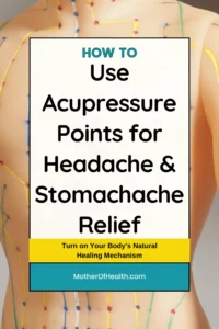 acupressure points (Pinterest pin image)