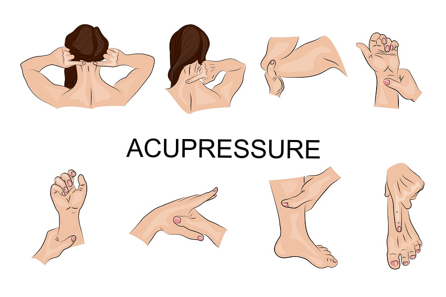 acupressure points for headache