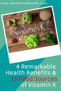 health benefits of vitamin k