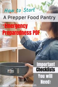 how to start a prepper food pantry