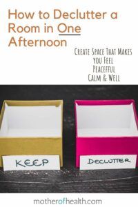 how to declutter a room