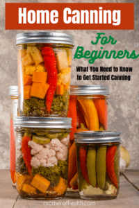 home canning for beginners