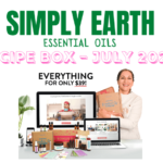 simply earth essential oil recipe box july 2021