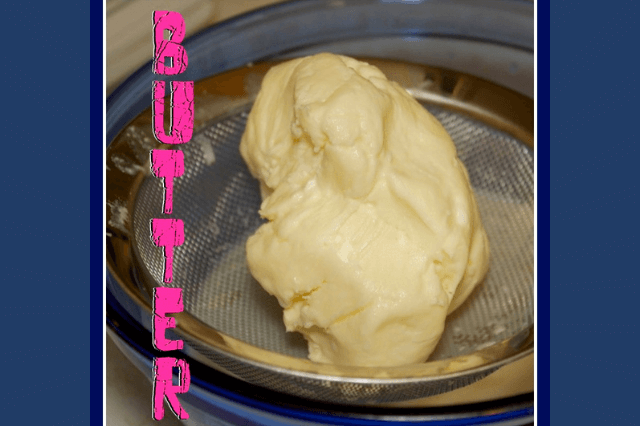 how to make butter from cream