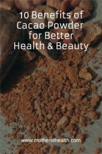 health benefits of cacao powder