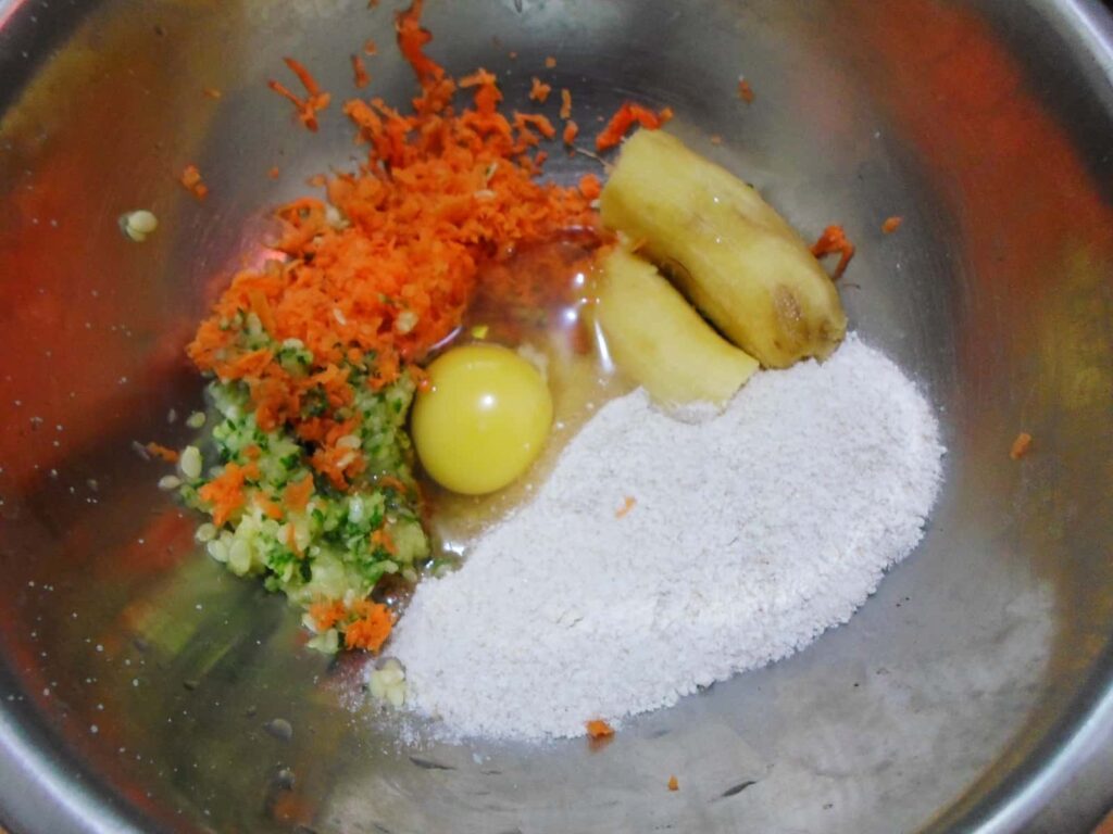 carrot zucchini banana bread recipe