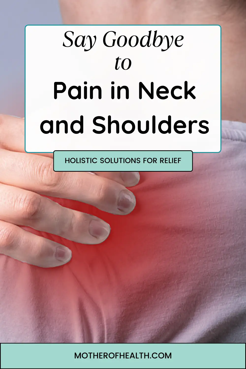 pain in neck and shoulders Pinterest Pin