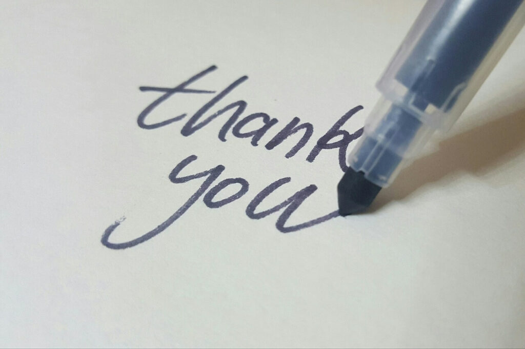 thank you handwriting (image)