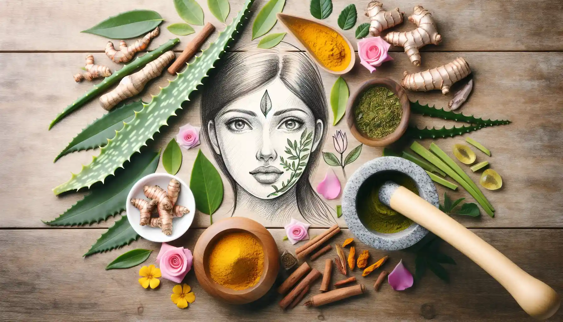 Ayurvedic skin care routine (image)