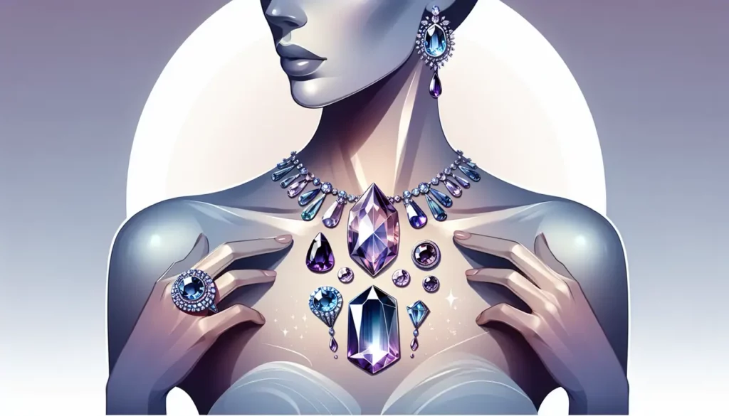 how to use crystals for healing - crystal jewelry image