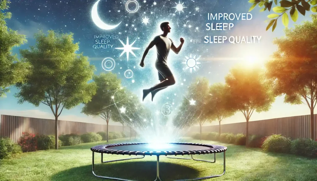 rebounding for improved sleep benefits (image)