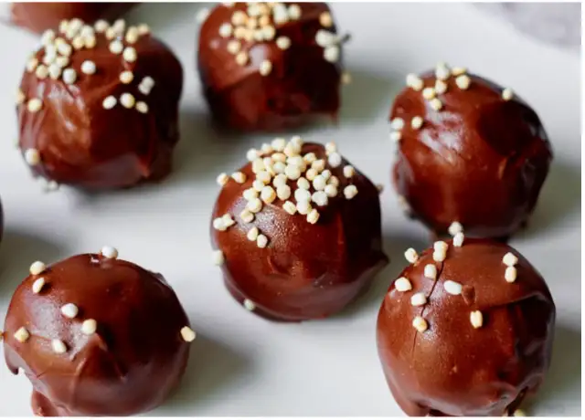 chocolate banana truffles (image)